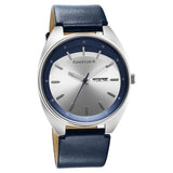 Fastrack Snob X Silver Dial Leather Strap Watch for Guys 3292SL01 - KRISHNA WATCH COMPANY