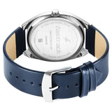 Fastrack Snob X Silver Dial Leather Strap Watch for Guys 3292SL01 - KRISHNA WATCH COMPANY