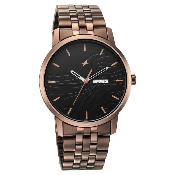 Fastrack Urban Camo Black Dial Watch for Guys - 3295QM01 - KRISHNA WATCH COMPANY