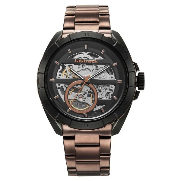 Fastrack Automatics Watch For Guys 3297KM01 - KRISHNA WATCH COMPANY