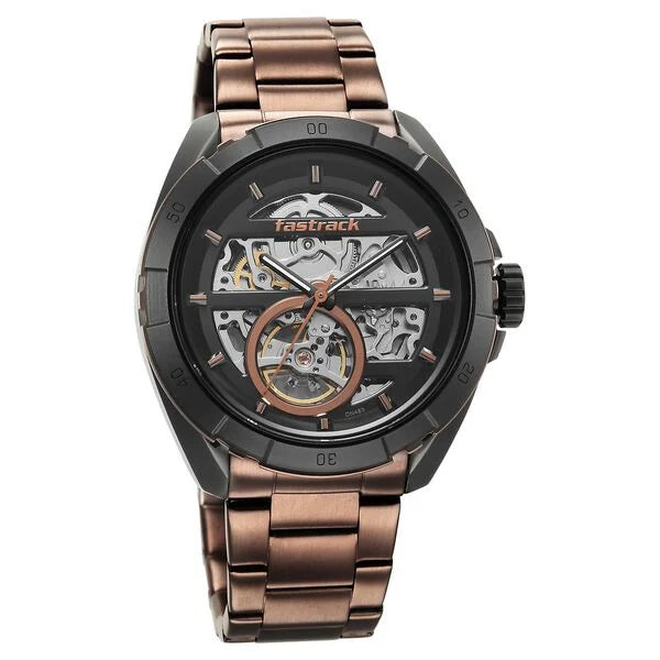 Fastrack Automatics Watch For Guys 3297KM01 - KRISHNA WATCH COMPANY