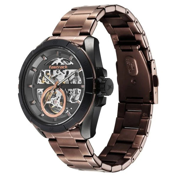 Fastrack Automatics Watch For Guys 3297KM01 - KRISHNA WATCH COMPANY
