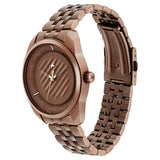 Fastrack Crush Quartz Analog Brown Dial Stainless Steel Strap Watch for Guys - 3300QM01