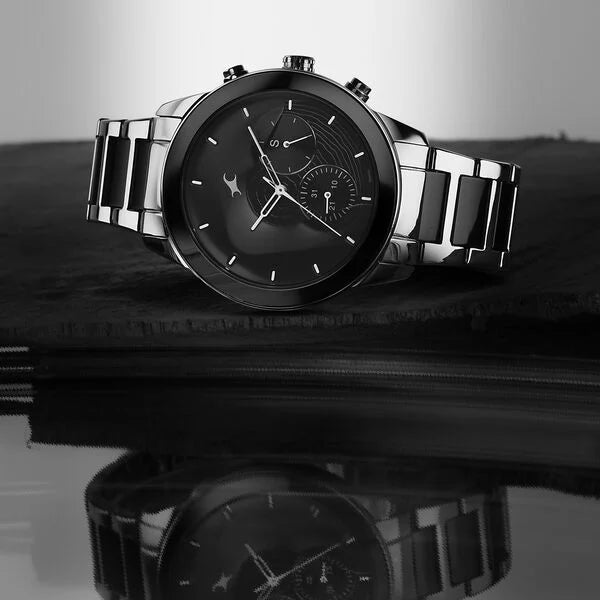 Fastrack Cerame Quartz Multifunction Watch for Guys 3304KD01 - KRISHNA WATCH COMPANY