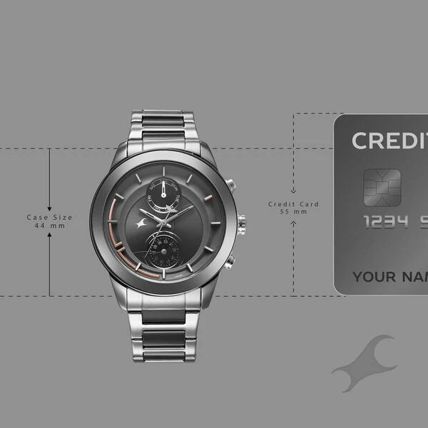 Fastrack Oceanyx - Ceramic Quartz Multifunction Watch For Guys 3304kd03 - KRISHNA WATCH COMPANY