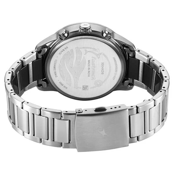 Fastrack Oceanyx - Ceramic Quartz Multifunction Watch For Guys 3304kd03 - KRISHNA WATCH COMPANY