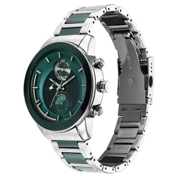 Fastrack Oceanyx - Ceramic Quartz Watch For Guys 3304KD04 - KRISHNA WATCH COMPANY