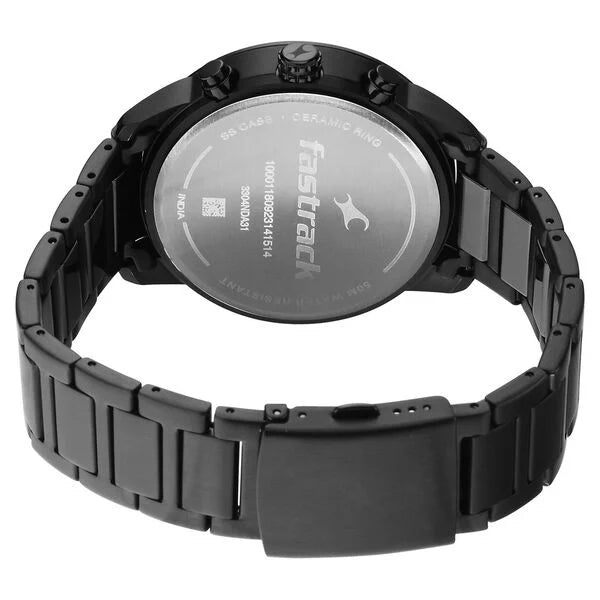 Fastrack Cerame Quartz Multifunction Watch for Guys 3304ND01 - KRISHNA WATCH COMPANY