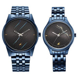 Fastrack Mixmatched Quartz Analog Watch for Couple 33056296qm01 - KRISHNA WATCH COMPANY