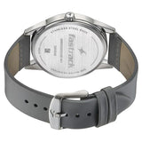 Fastrack Stunners Quartz Analog Grey Dial Leather Strap Watch for Guys - 3305SL02 - KRISHNA WATCH COMPANY