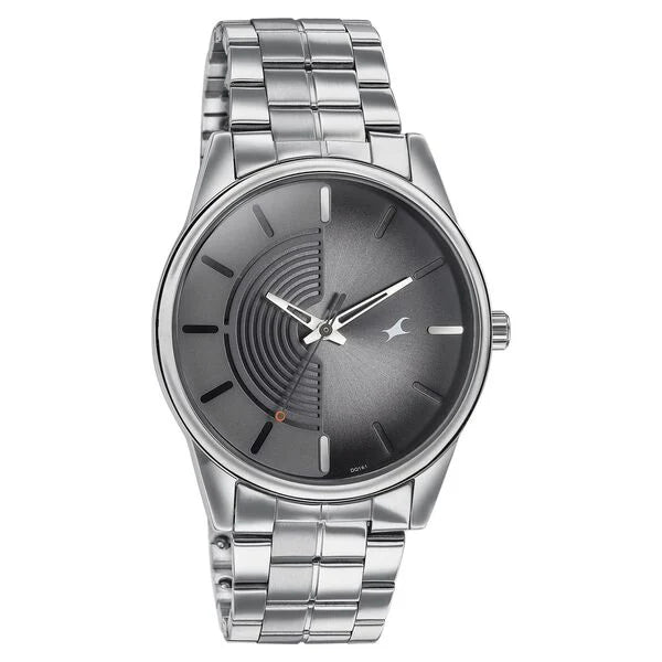 Fastrack Stunners Quartz Analog Grey Dial Watch for Guys - 3305SM02 - KRISHNA WATCH COMPANY
