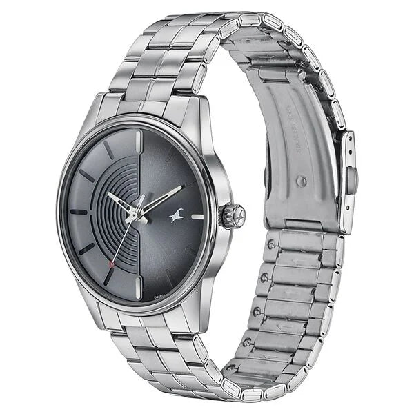 Fastrack Stunners Quartz Analog Grey Dial Watch for Guys - 3305SM02 - KRISHNA WATCH COMPANY