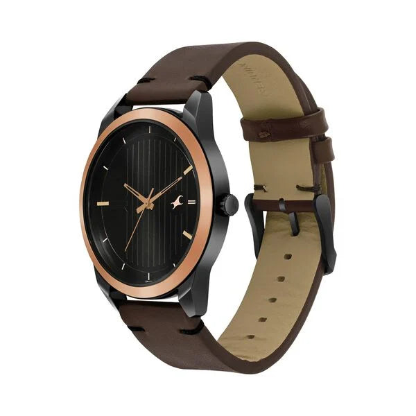 Fastrack Stunners Quartz Analog Watch for Guys 3308kl01 - KRISHNA WATCH COMPANY