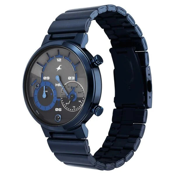 Fastrack Gambit Micromotor Analog Watch for Guys - 3309QM01 - KRISHNA WATCH COMPANY