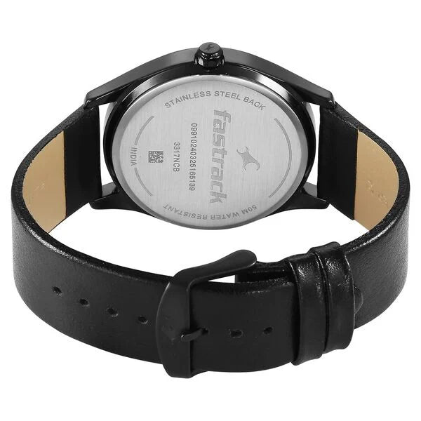 Fastrack Groove Quartz Analog Watch For Guys 3317nl03 - KRISHNA WATCH COMPANY