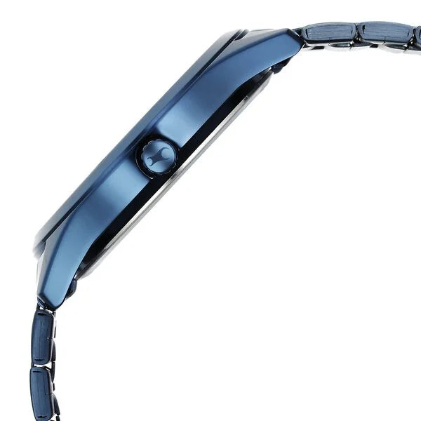Fastrack Stunners Quartz Analog Blue Dial Blue Metal Strap Watch For Guys - 3317QM01 - KRISHNA WATCH COMPANY