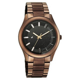 Fastrack Wild Quartz Analog Black Dial Brown Metal Strap Watch For Guys - 3317QM04