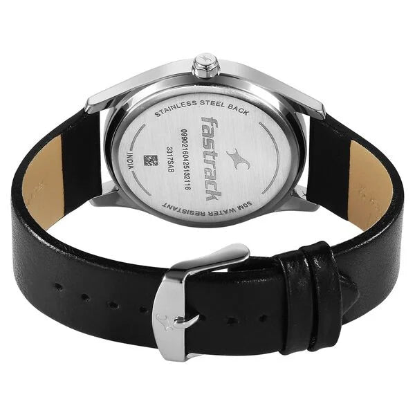 Fastrack Groove Quartz Analog Watch For Guys 3317sl02 - KRISHNA WATCH COMPANY