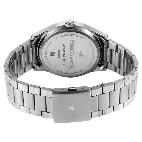 Fastrack Groove Quartz Analog Watch For Guys 3317sm04 - KRISHNA WATCH COMPANY