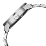 Fastrack Automatics Green Dial Silver Metal Strap Automatic Watch For Guys 3318sm01