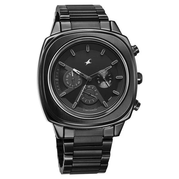 Fastrack Kronos Chronograph Watch For Guys 3319NM01 - KRISHNA WATCH COMPANY