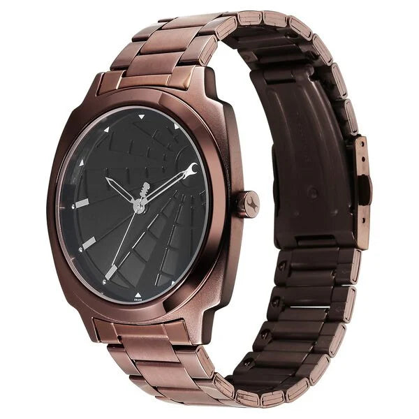 Fastrack Groove Quartz Analog Watch For Men - 3322QM01 - KRISHNA WATCH COMPANY