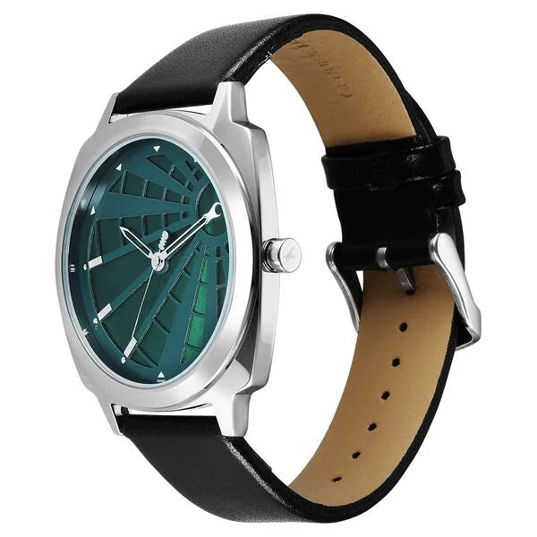 Fastrack Groove Quartz Analog Guys Leather Watch 3322sl01 - KRISHNA WATCH COMPANY