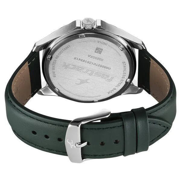 Fastrack Groove Quartz Analog with Date Watch For Guys 3323SL01 - KRISHNA WATCH COMPANY
