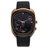 Fastrack UFO Quartz Black Dial Watch For Guys - 3327KL01