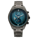 Fastrack Oceanyx 2.0 Chronograph Watch for Men with Green Dial & Gun Metal Strap - 3350QM01
