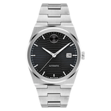 Movado Men's Bold Quest Auto Black Dial With Date Stainless Steel Bracelet Watch 3600941