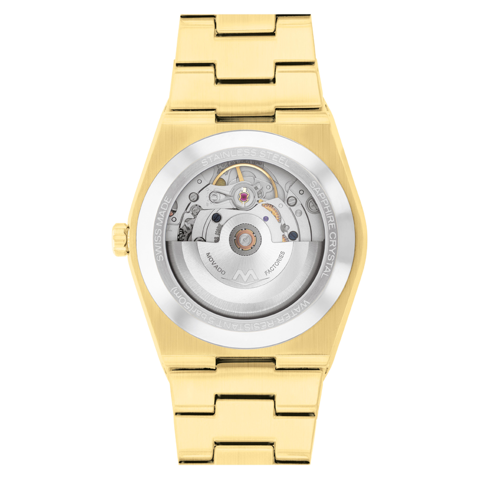 Movado Bold Quest Men Automatic White Dial Analog Stainless Steel Watch 3600943 - KRISHNA WATCH COMPANY