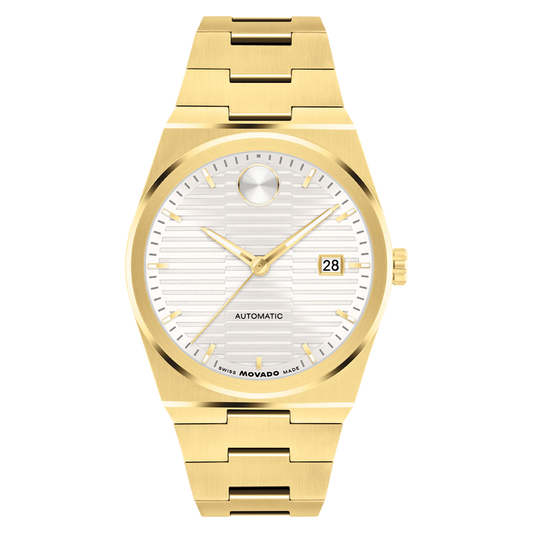 Movado  Bold Quest Men Automatic White Dial Analog Stainless Steel Watch 3600943