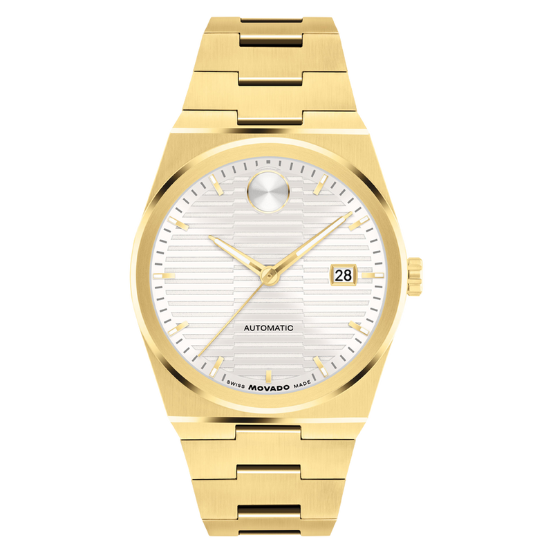 Movado Bold Quest Men Automatic White Dial Analog Stainless Steel Watch 3600943