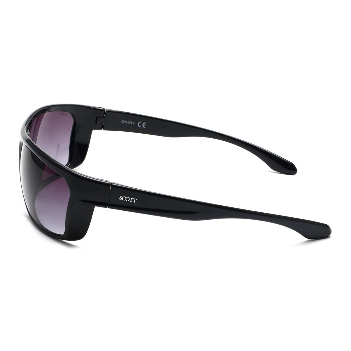 Scott Sunglasses Gradient Grey Lens Sports Sunglass Black Frame SC 2504 C1 S - KRISHNA WATCH COMPANY