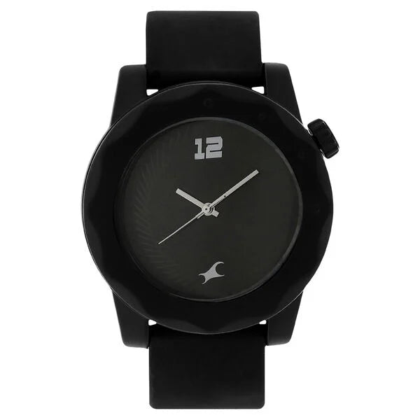 Fastrack Quartz Analog Black Dial Plastic Strap Watch for Unisex ns38022pp03 / 38022pp03 - KRISHNA WATCH COMPANY