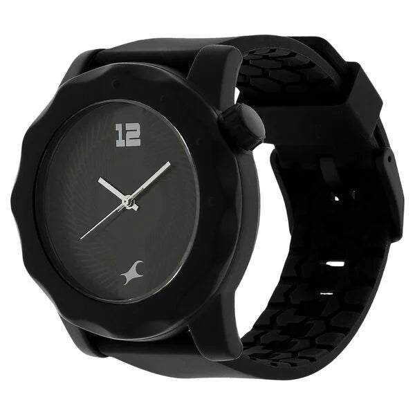 Fastrack Quartz Analog Black Dial Plastic Strap Watch for Unisex ns38022pp03 / 38022pp03 - KRISHNA WATCH COMPANY