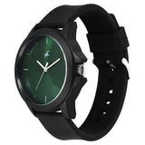 Fastrack Tees Wanderlust Quartz Analog Green Dial Watch for Unisex - 38024PP73W - KRISHNA WATCH COMPANY
