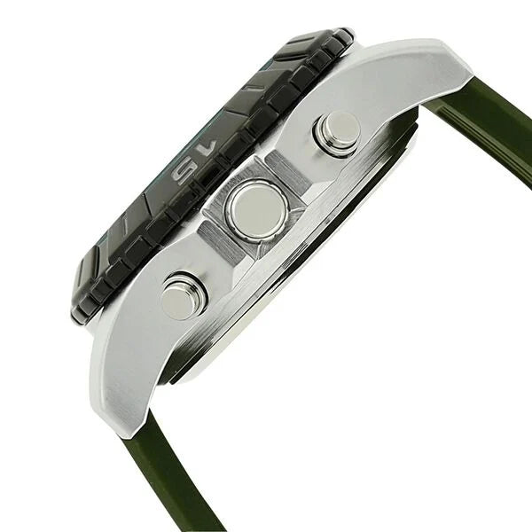 Fastrack Quartz Analog Digital Grey Dial Silicone Strap Watch for Guys - KRISHNA WATCH COMPANY