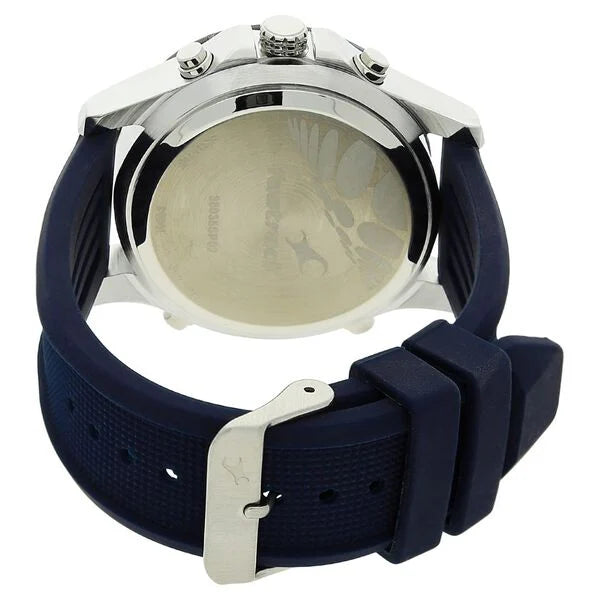 Fastrack Quartz Analog Digital Grey Dial Silicone Strap Watch for Guys NR38035SP02 - KRISHNA WATCH COMPANY