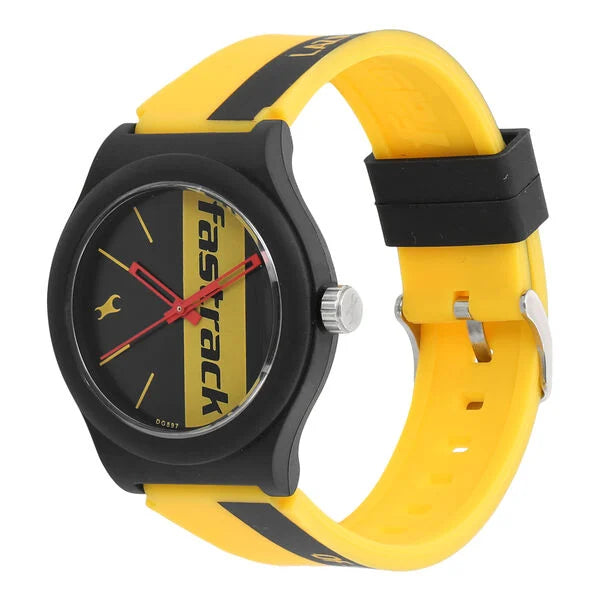 Fastrack Quartz Analog Multicoloured Dial Silicone Strap Watch for Unisex NS38037PP08 - KRISHNA WATCH COMPANY