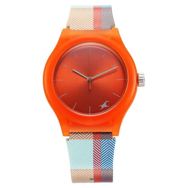 Fastrack Tees Urbanique Watch For Girls 38037pp18w - KRISHNA WATCH COMPANY