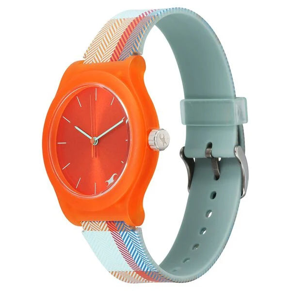 Fastrack Tees Urbanique Watch For Girls 38037pp18w - KRISHNA WATCH COMPANY
