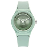 Fastrack Y2K Analog with Mint Green Dial Silicon Strap Watch for Girls - 38037PP27W