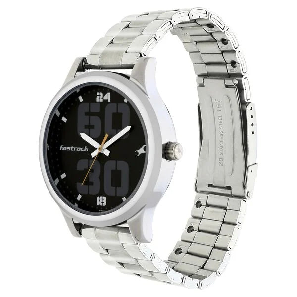 Fastrack Bold Quartz Analog Watch for Guys 38051sm04 - KRISHNA WATCH COMPANY