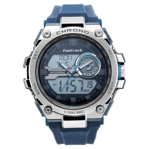 Fastrack Mean Machines Guys Ana Digi Watch - 38055pp01 - KRISHNA WATCH COMPANY