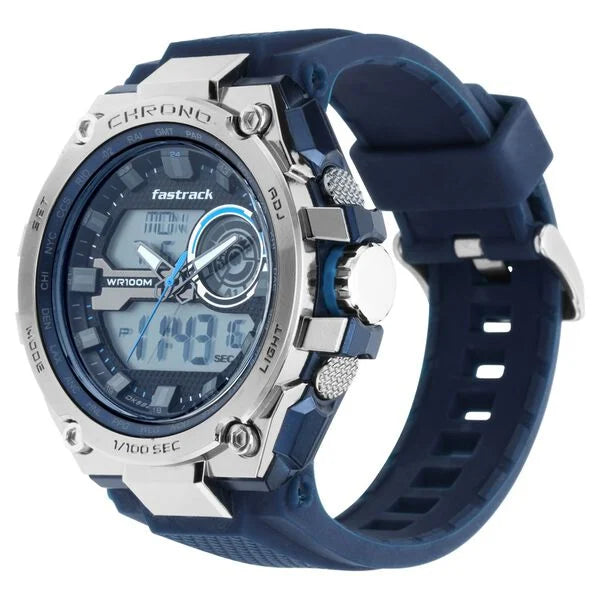 Fastrack Mean Machines Guys Ana Digi Watch - 38055pp01 - KRISHNA WATCH COMPANY
