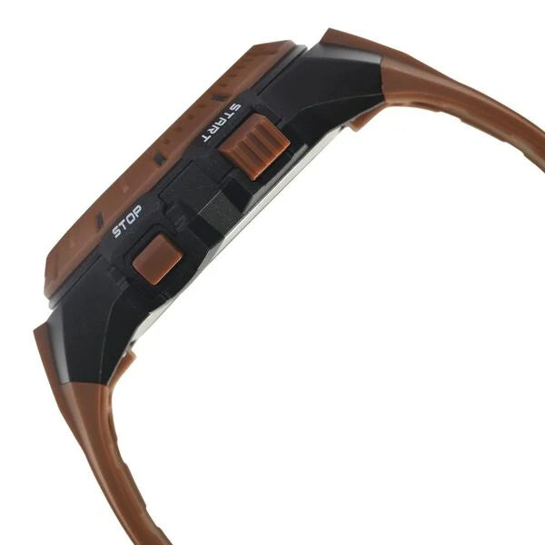 Fastrack Streetwear Digital Dial PU Strap Watch for Guys 38067PP02 - KRISHNA WATCH COMPANY