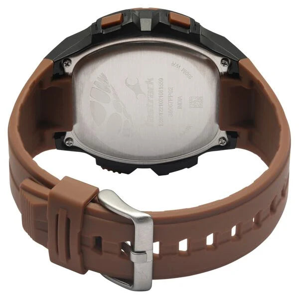 Fastrack Streetwear Digital Dial PU Strap Watch for Guys 38067PP02 - KRISHNA WATCH COMPANY