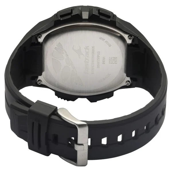 Fastrack Streetwear Digital Dial PU Strap Watch for Guys - 38067PP03 - KRISHNA WATCH COMPANY